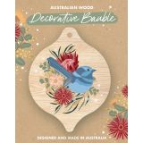 Single Bauble - Blue Fairy Wren