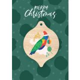 Greeting Card - Christmas Lorikeet 
