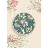 Gum Blossoms Wooden Magnet Greeting Card