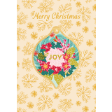 Greeting Card - Christmas Joy Wreath 
