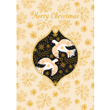 Greeting Card - Christmas Doves 