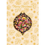Greeting Card - Proteas On Black 
