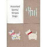 Asstd Stripes/Spots Scotty Dog