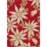 Flannel Flowers on Red