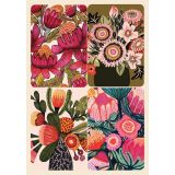 Removable Magnets Card - Australian Flowers No.2