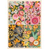 Removable Magnets Card - Bright Florals
