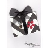 Black & White Chevron Gift Box