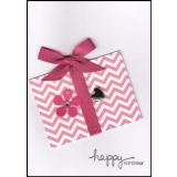Pink Chevron Gift Box