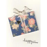 Blue Floral Gift Box