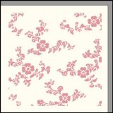 Pink Flowers Letterpress