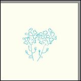 Blue Flowers Letterpress