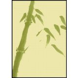 Green Bamboo Print