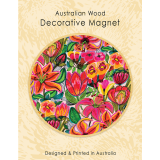 Wooden Magnet - Tigerlilies