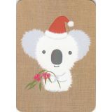 Koala Christmas Magnet