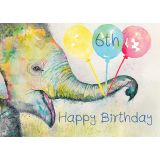 6th Birthday Elephant