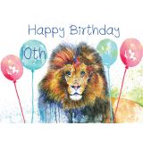 10th Birthday Lion