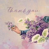Vintage Lilacs - Thank You