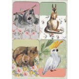 Removable Magnets Card - Australian Fauna