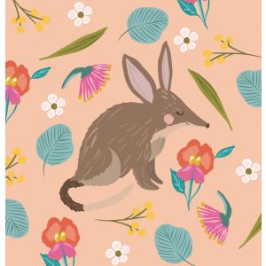 Bilby With Aus Flowers