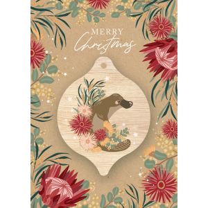 Bauble Greeting Card - Platypus