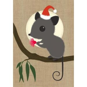 Possum  Christmas Card