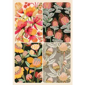 Removable Magnets  Card - Australian Florals No.3