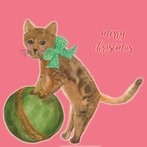 Circus Christmas - Merry Cat