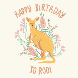 Kangaroo & Joey Birthday