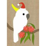 Cockatoo  Christmas Card