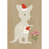 Kangaroo and Joey Christmas 