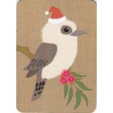 Kookaburra Christmas Magnet