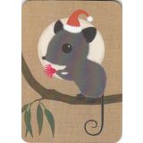Possum Christmas Magnet