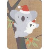 Koala & Baby Christmas Magnet