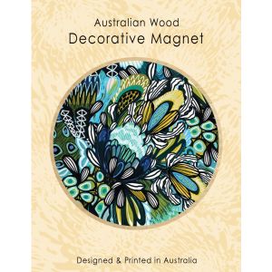 Wooden Magnet - Azure Natives